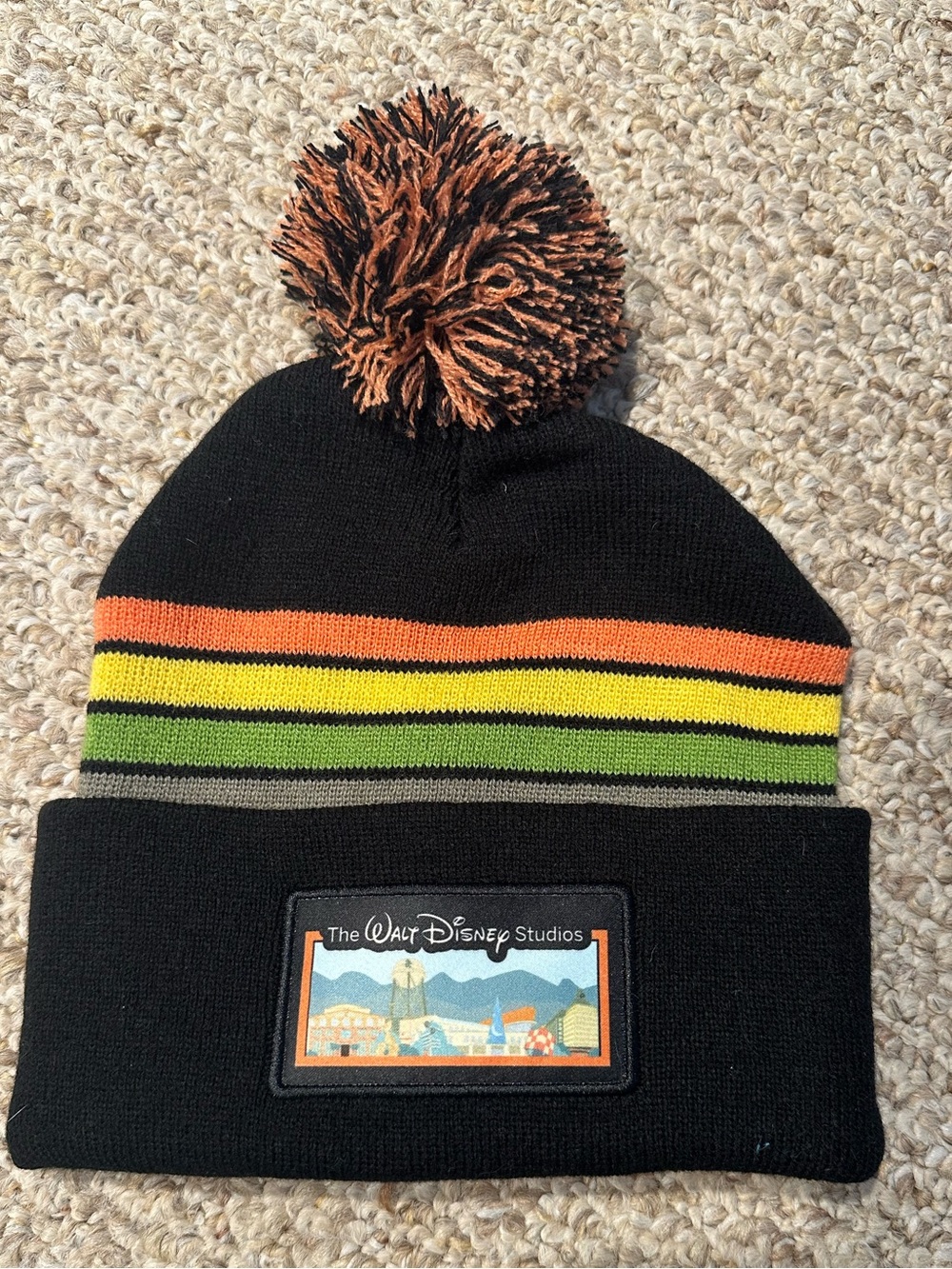 Adults Black Disney Studios Burbank Beanie